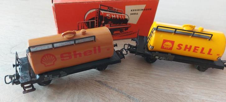 2 Märklin/Shell ketelwagens artnr 4502, 1 x ovp, Hobby en Vrije tijd, Modeltreinen | H0, Zo goed als nieuw, Wagon, Wisselstroom