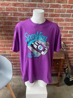 Retro shirt met frisdrank merk maat XL, Douwenmaat 8-3 Meppel, Info@again.nu, Paars, Maat 56/58 (XL)