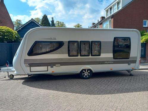 Caravan Hobby La Vita Veneto 545KMF stapelbed/airco, Caravans en Kamperen, Caravans, Particulier, tot en met 6, 1250 - 1500 kg