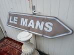 Verkeersbord 24uur LeMans, Gebruikt, LeMans, Frankrijk, Ophalen of Verzenden