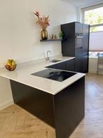 Full Kitchen with or without appliances, Huis en Inrichting, Keuken | Complete keukens, Ophalen, Gebruikt, U-keuken, Zwart