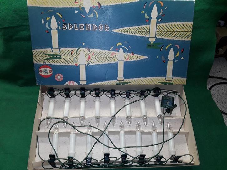 Splendor kerstverlichting uit de jaren 70, Diversen, Kerst, Gebruikt, Ophalen of Verzenden