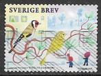 ZWEDEN Brev Kerstzegel Vogels - Putter en Geelgors - 2019, Verzenden, Zweden, Gestempeld
