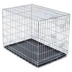 HONDENBENCH XXL - verzinkt -2 deuren - opvouwbaar, Dieren en Toebehoren, Hondenbenches, Ophalen, Zo goed als nieuw