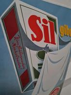 Sil emaille bord gebold uit de jaren 80, Ophalen of Verzenden, Zo goed als nieuw, Reclamebord