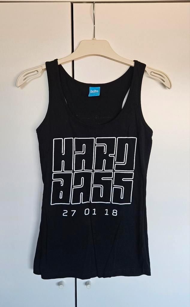Hard Bass 2018 Festival Hemdje, Kleding | Dames, Tops, Zo goed als nieuw, Maat 36 (S), Zwart, Zonder mouw, Ophalen of Verzenden