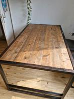 Steigerhouten eettafel, Huis en Inrichting, Tafels | Eettafels, Ophalen, Gebruikt, 200 cm of meer, 50 tot 100 cm