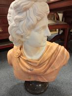 Antieke Buste Apollo van Marmer in Nieuwstaat, Antiek en Kunst, Kunst | Beelden en Houtsnijwerken, Ophalen of Verzenden