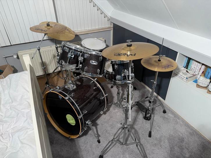 Mapex Mars (M-serie) - Compleet + tassen, Muziek en Instrumenten, Drumstellen en Slagwerk, Gebruikt, Overige merken, Ophalen