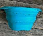 Vergiet - BK - siliconen - Ø22cm & plat 3cm - turquoise, Ophalen of Verzenden, Nieuw