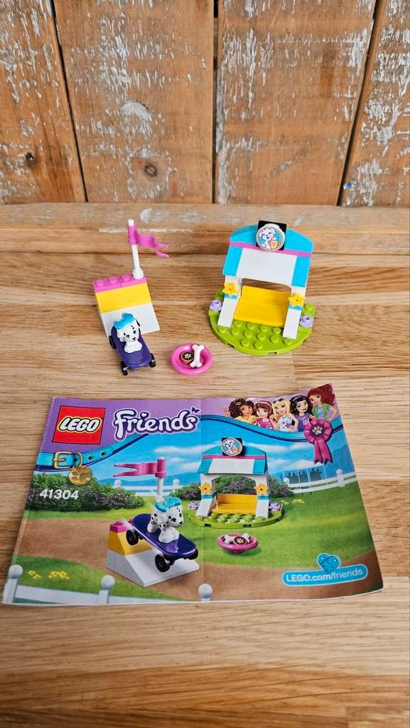 Lego Friends 41304 Puppy verrassing - Compleet!, Kinderen en Baby's, Speelgoed | Duplo en Lego, Gebruikt, Lego, Complete set, Ophalen of Verzenden