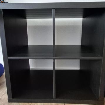 IKEA KALLAX kast – zwartbruin, 77x77 cm beschikbaar voor biedingen