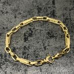 14k gouden armband monte carlo schakel, Sieraden, Tassen en Uiterlijk, Ophalen of Verzenden, Nieuw, Goud