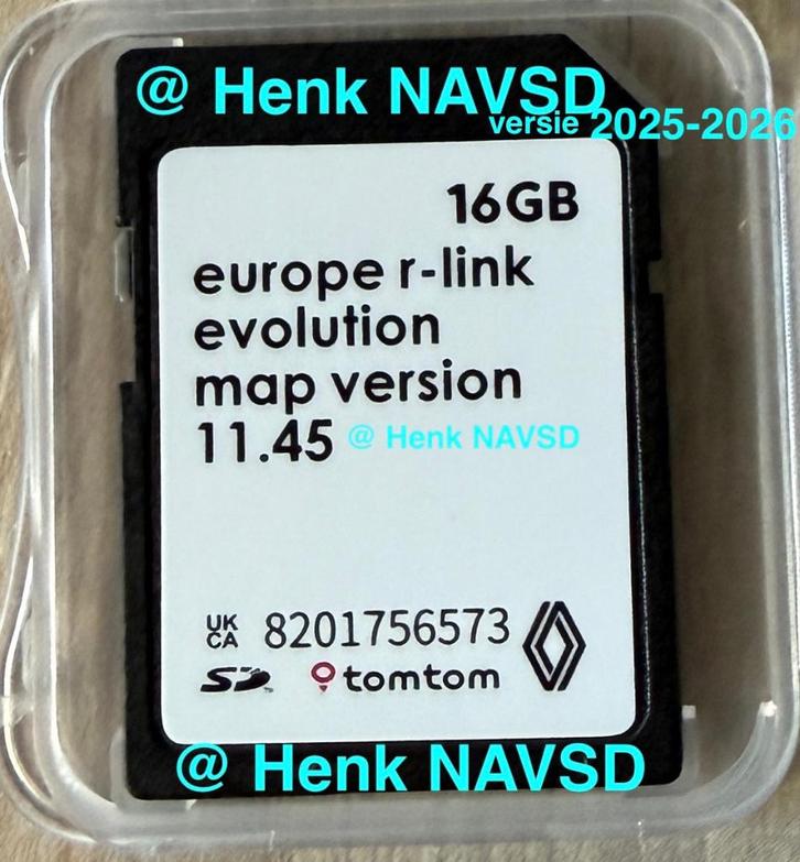 ✅ Renault R-Link SD kaart 11.45 Navigatie update 2025-2026, Computers en Software, Navigatiesoftware, Nieuw, Update, Heel Europa