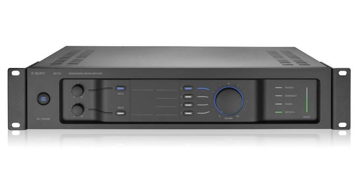 Apart MA120 - 100v / 70v systeem versterker, Muziek en Instrumenten, Versterkers | Keyboard, Monitor en PA, Zo goed als nieuw