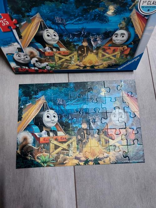 🌞 Ravensburger puzzle Thomas de trein z.g.a.n., Kinderen en Baby's, Speelgoed | Kinderpuzzels, Zo goed als nieuw, Meer dan 50 stukjes