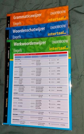 intertaal ENGELS grammatica, woordenschat, werkwoordenwijzer beschikbaar voor biedingen