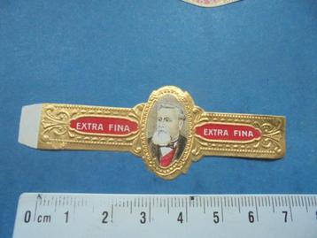 Oude sigarenband Extra Fina met man met baard beschikbaar voor biedingen