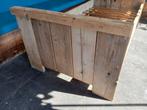 Steigerhouten bed + lattenbodem, Ophalen, Gebruikt, Eenpersoons, Steigerhout