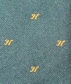 Heineken Bier stropdas groen met gele H doorlopend, Ophalen of Verzenden, Nieuw, Gebruiksvoorwerp