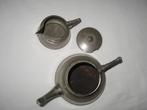 Daalderop TIEL tinnen koffiepotje + bijbeh. KMD melkkannetje, Antiek en Kunst, Antiek | Tin, Ophalen of Verzenden
