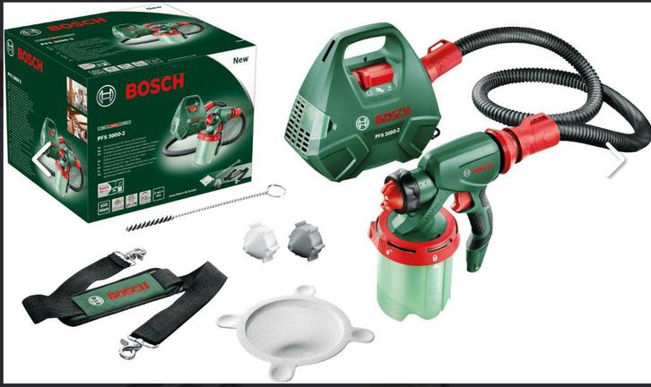 Bosch PFS 3000-2 Verfspuit Nieuw/ ongebruikt -op snoer 650W, Doe-het-zelf en Verbouw, Schildersmaterialen, Nieuw, Verfspuit of Verfpomp