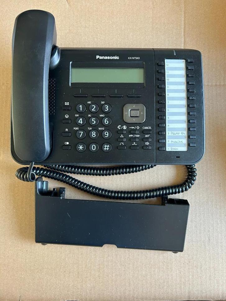 ➡️ Panasonic KX-NT543 Black IP Phone KXNT543 NT543, Telecommunicatie, Vaste telefoons | Niet Draadloos, Refurbished, Ophalen of Verzenden