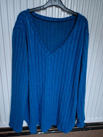 Nieuw blauwe sweater trui mt. xxxl 3xl 