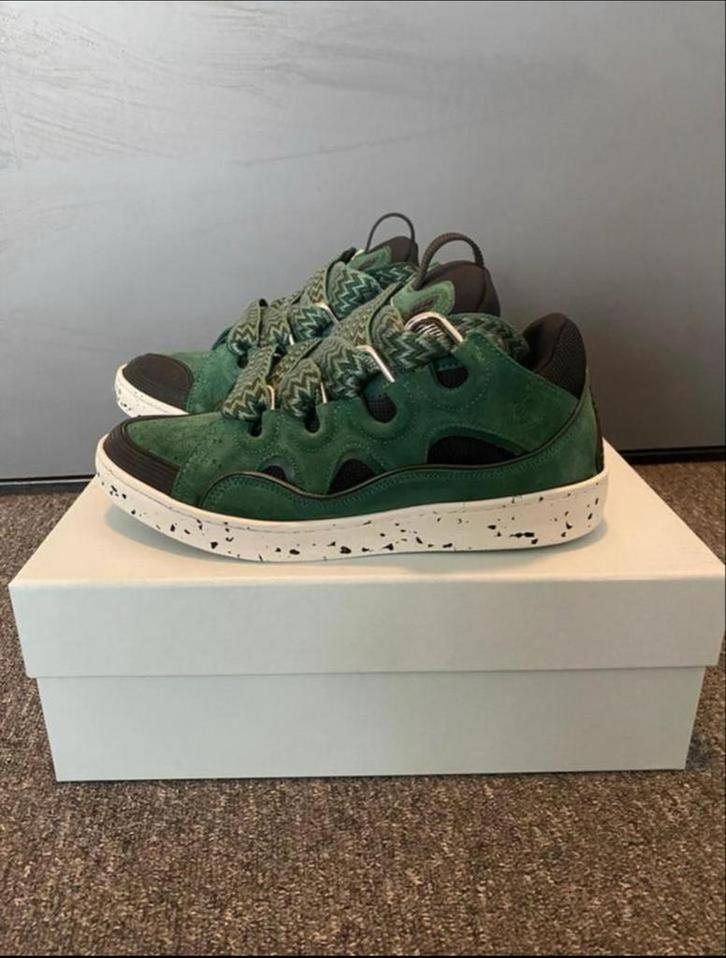 Lanvin Curb Sneakers – Bosgroen | Maat 42, Kleding | Heren, Schoenen, Zo goed als nieuw, Sneakers of Gympen, Overige kleuren, Ophalen of Verzenden