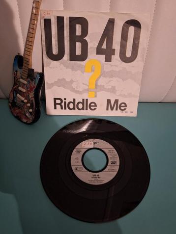 UB40 - Riddle Me Single 1984 beschikbaar voor biedingen