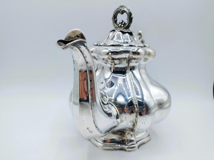 Zilveren theepot, Duitsland, ca. 1870, Antiek en Kunst, Antiek | Keukenbenodigdheden, Verzenden