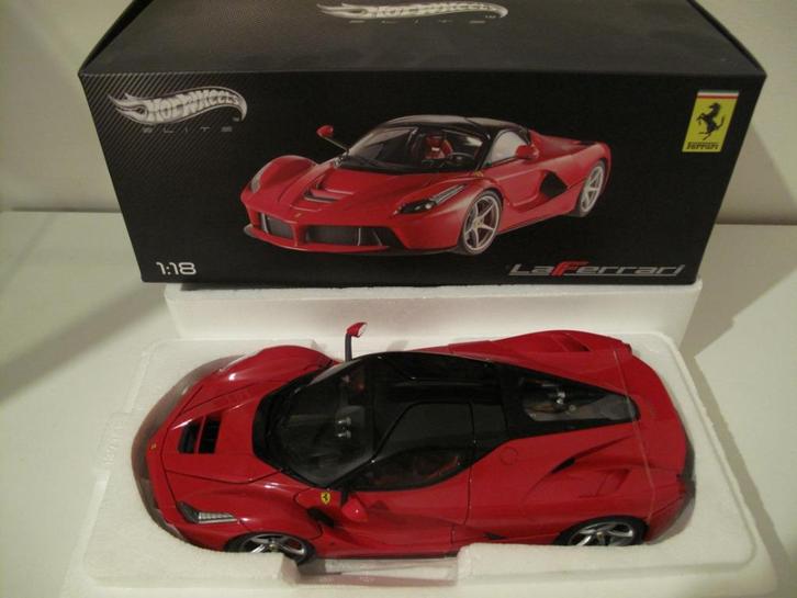 Ferrari LaFerrari - Mattel ELITE 1/18 ref : BCT79, Hobby en Vrije tijd, Modelauto's | 1:18, Nieuw, Auto, Hot Wheels, Verzenden
