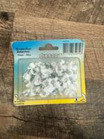 Dresco Snoerclips 7mm - 50 stuks, Ophalen of Verzenden, Nieuw, Kabel of Snoer