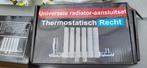 Universele Radiatoraansluitset Thermostatisch Recht, Thermostaat, 30 tot 80 cm, Hoog rendement (Hr), Nieuw