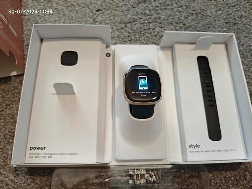 Fitbit Versa 3 (Gebruikt), Sieraden, Tassen en Uiterlijk, Smartwatches, Gebruikt, Android, Zwart, Afstand, Calorieverbanding, Conditie