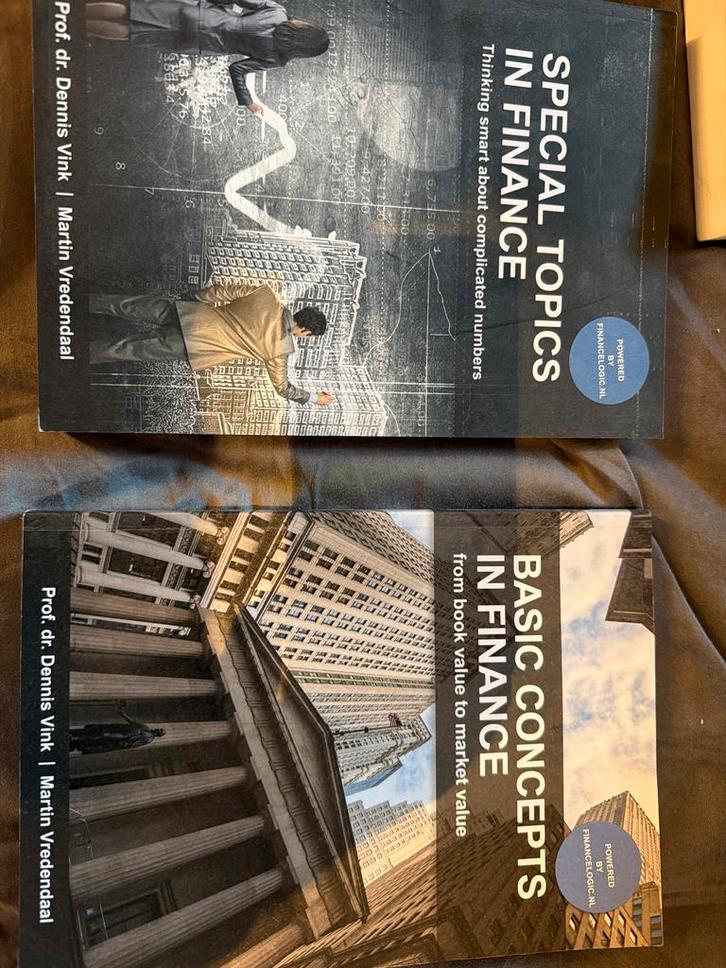 MBA Finance boeken - Special Topics & Basic Concepts, Boeken, Studieboeken en Cursussen, Zo goed als nieuw, WO, Beta, Ophalen of Verzenden