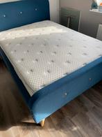 Matras Pro-line 2000 + ombouw, Ophalen, Wit, Tweepersoons, 140 cm