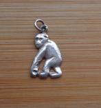 zilveren bedel/hanger aap [605], Overige merken, Verzenden, Zo goed als nieuw, 1 bedel