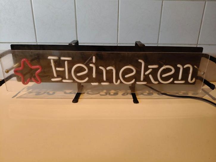 Heineken Neon Lichtbak, Verzamelen, Merken en Reclamevoorwerpen, Gebruikt, Lichtbak of (neon) lamp, Ophalen of Verzenden