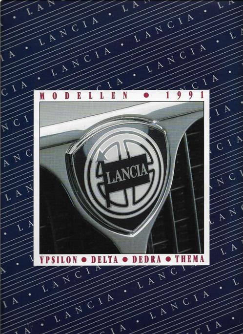 Brochure LANCIA Ypsilon Delta Thema, 1991 (NL)., Boeken, Auto's | Folders en Tijdschriften, Zo goed als nieuw, Overige merken