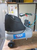 Ferm Compressor 24l, Ophalen, Gebruikt, 6 tot 10 bar, Minder dan 200 liter/min