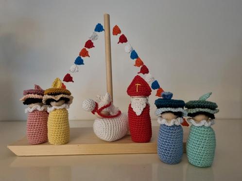Gehaakte Sinterklaas, piet en paard, Diversen, Sinterklaas, Nieuw, Ophalen of Verzenden