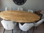 Eetkamertafel (zonder stoelen), Ophalen, 100 tot 150 cm, 200 cm of meer, Zo goed als nieuw