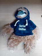 Luiaard knuffel met shirt Serial chiller nieuw, Ophalen of Verzenden, Zo goed als nieuw