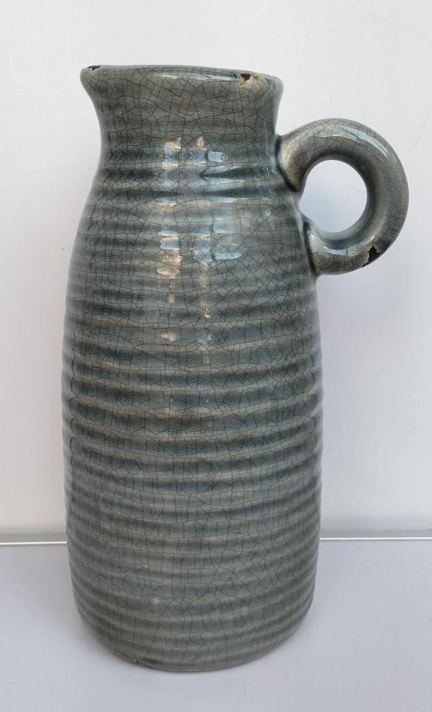 Robuuste vaas/kruik, Huis en Inrichting, Woonaccessoires | Vazen, Zo goed als nieuw, Overige kleuren, Minder dan 50 cm, Aardewerk of Porselein