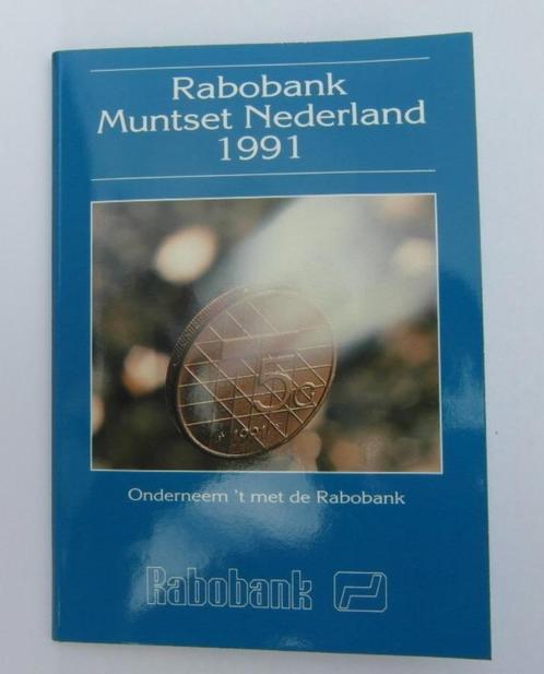 Muntset Rabobank 1991 FDC, Postzegels en Munten, Munten | Nederland, Setje, Koningin Beatrix, Ophalen of Verzenden