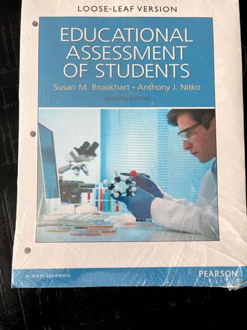 Educational Assessment of Students - Nieuw! beschikbaar voor biedingen
