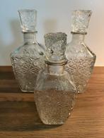 3 Karaffen ter decoratie, Huis en Inrichting, Overige kleuren, Ophalen of Verzenden, Minder dan 50 cm, Glas