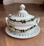 Vintage soepterrine capodimonte stijl, Antiek en Kunst, Antiek | Keramiek en Aardewerk, Ophalen of Verzenden