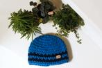 Lief blauw babymutsje - handgemaakt en nieuw, Kinderen en Baby's, Babykleding | Mutsen, Sjaals en Wanten, Jongetje of Meisje, Maat 56